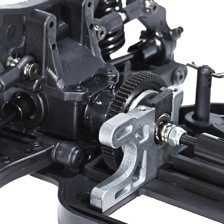 1/10 RC Auto Chassis Rahmen Bausatz 4WD On-Road, DIY Rolling Chassis Frame Kit für Erwachsene, Radst