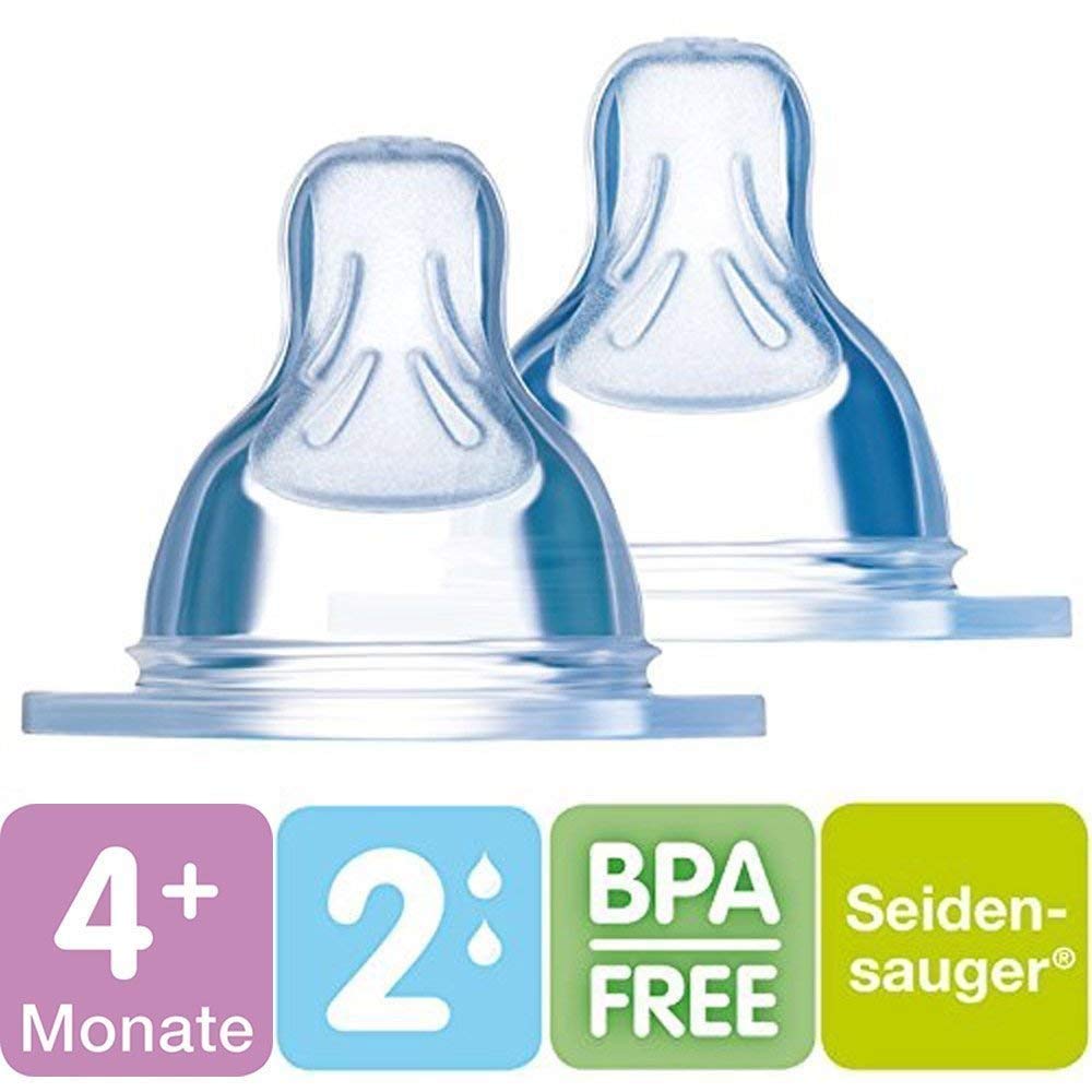 MAM Anti Colic Flasche 260 ml 4er Pack-Girl inkl. 8 Sauger // Grösse 1 & 2 ab Geburt