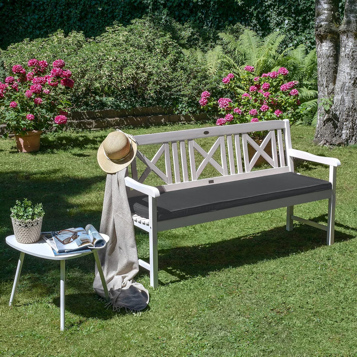 Beautissu Bankauflage - Bequeme Sitzkissen für Gartenmöbel - waschbare Bankkissen Sitzauflage - Gart