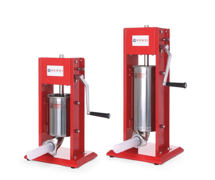 HENDI Wurstfüllmaschine, Wurstfüller, Wurstpresse, Wurstmaschine, Inkl. 4 Polypropylen Füllrohre, Du
