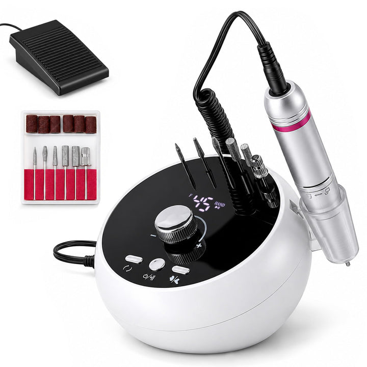 Nagelfräser, Professionelle Elektrische Nagelfeile, 45,000RPM Ultraleise Fräser Nägel Maniküre Pedik