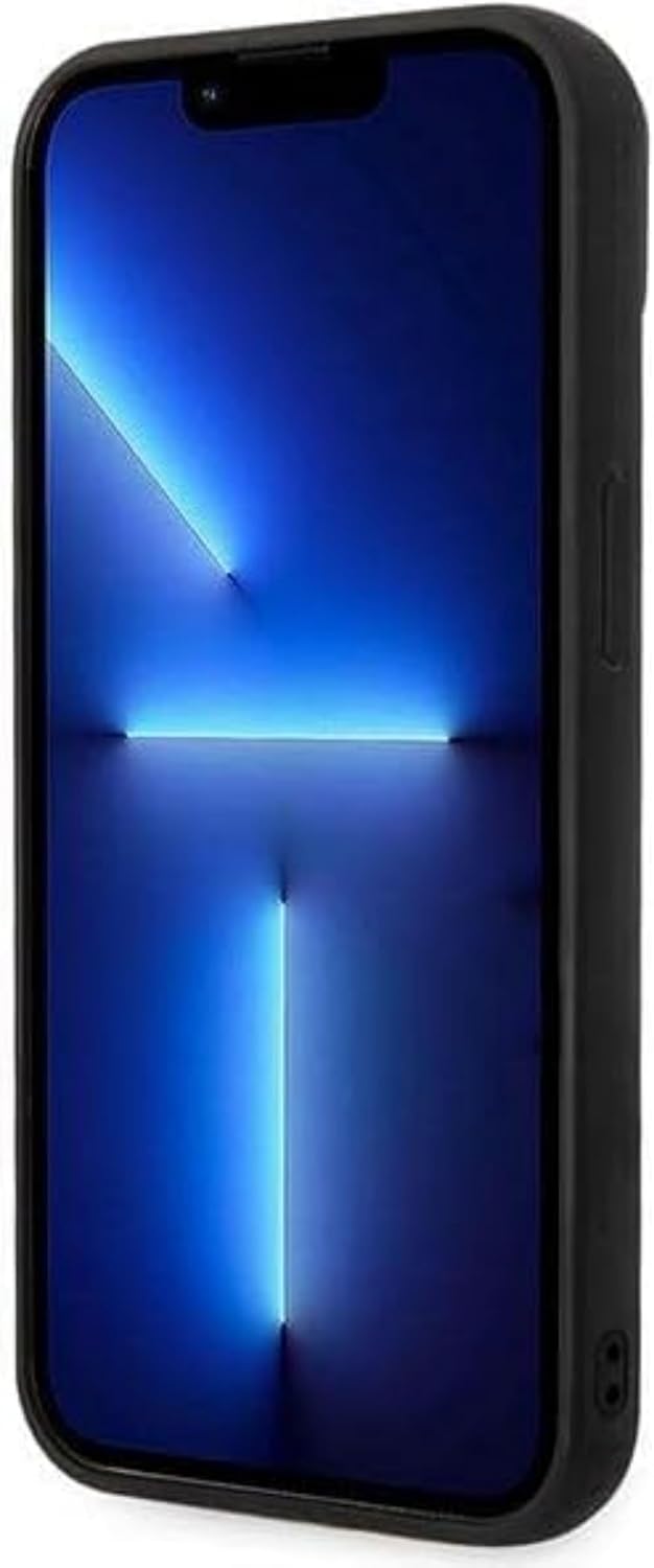 KARL LAGERFELD KLHCP14SPSQAK hülle für iPhone 14 6,1" hardcase schwarz/Black Puffy Elongated Logo