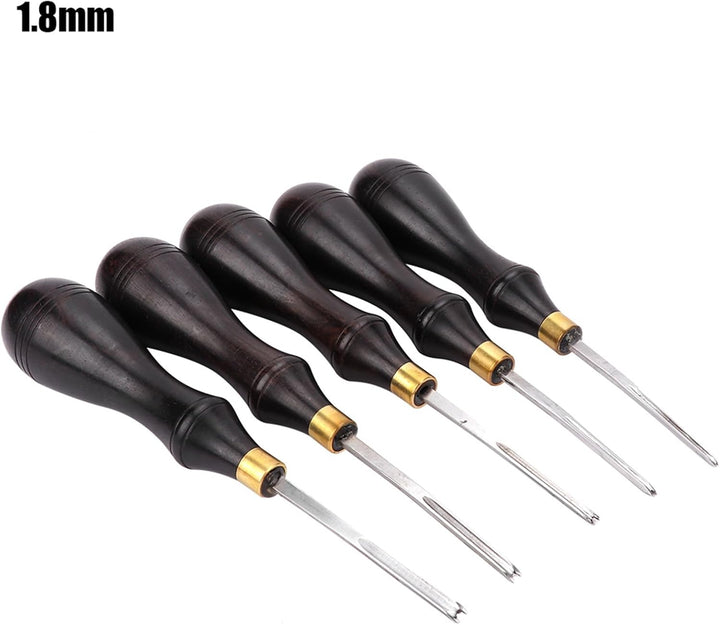 Leather Edger Beveller Professionelles Kantenbearbeitungswerkzeug für DIY Lederhandwerk(1.8mm), 1.8m