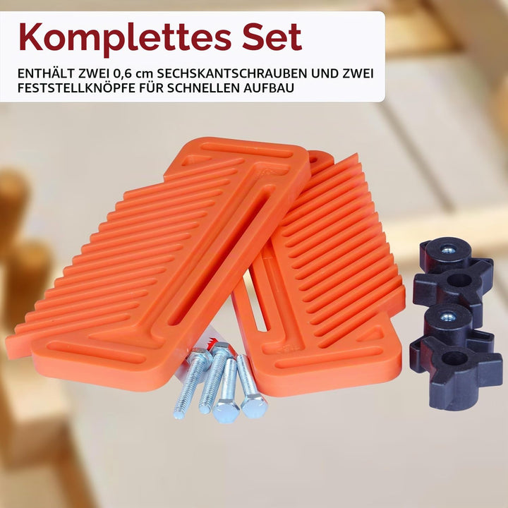 Tischsägen Doppel Federbrett, 2 Stk Einstellbar Druckkamm, Holzbearbeitung Sicherheit Featherboard,