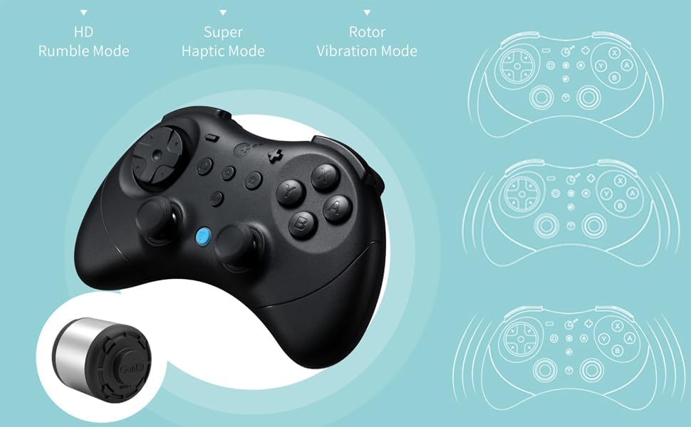 GuliKit Elves 2 Pro Wireless Controller für Switch,Switch 2,Windows,iOS,Android, with Hall Effect Jo