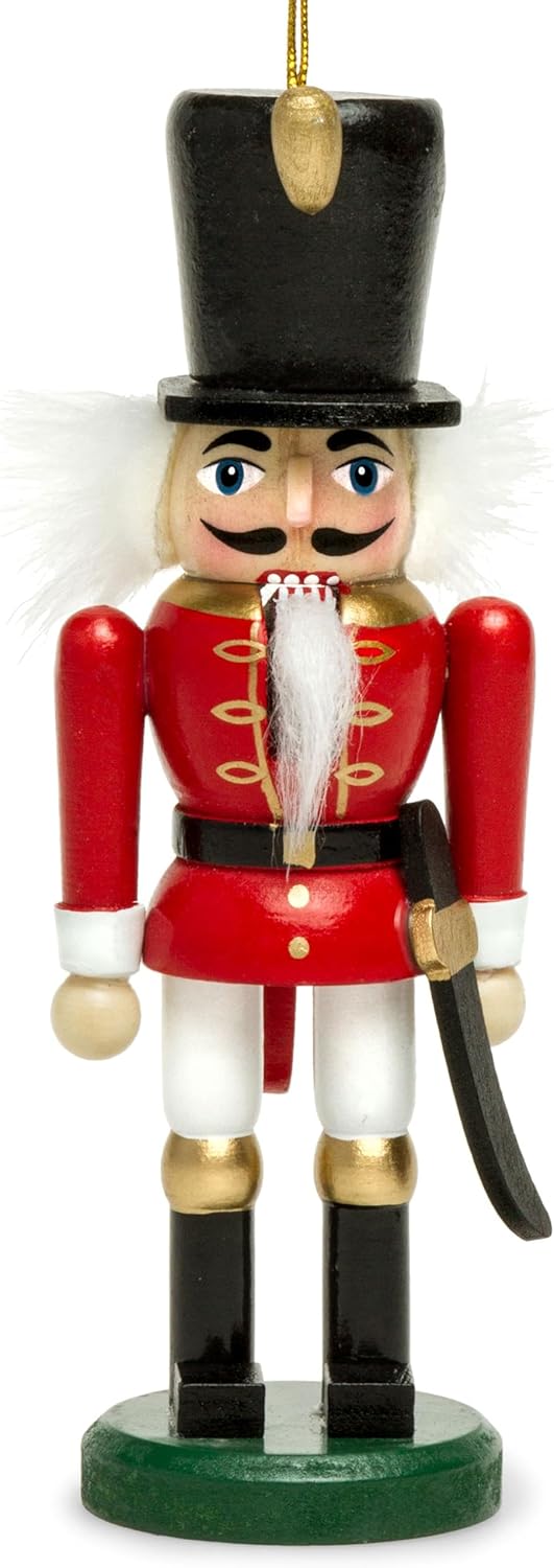 SIKORA NK-F grosse XL Nussknacker Figuren als Weihnachtsbaum Anhänger im 3er Set H ca. 15 cm