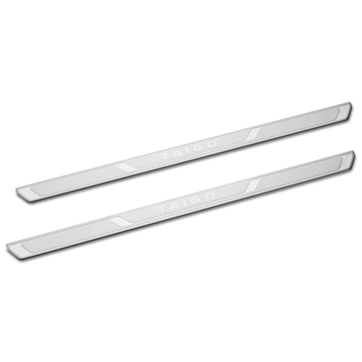 Volkswagen 2G7071303 Einstiegsleisten Türschweller vorn, Aluminium, mit Taigo Schriftzug