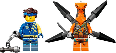 Lego Set - Ninjago Jays Donnerdrache EVO 71760 + Zanes Power-Up-Mech EVO 71761, für Kinder ab 6 Jahr