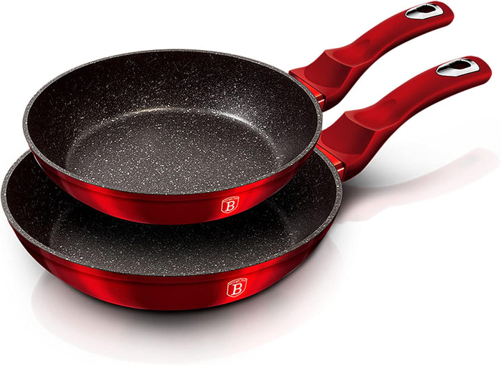 B BERLINGER HAUS BERLINGERHAUS PROFESSIONAL PRECISION Burgundy 2er-Set Bratpfannen Induktion 22-26 c