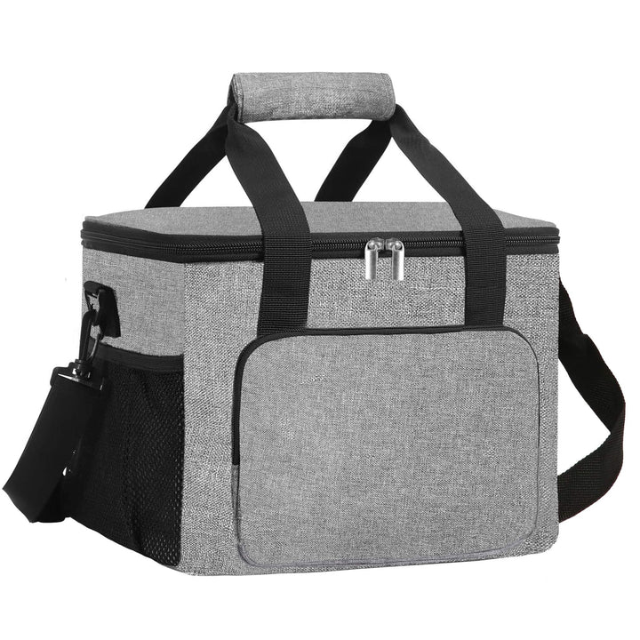 SPRINGOS Thermotasche Kühltasche Hellgrau, Hellgrau