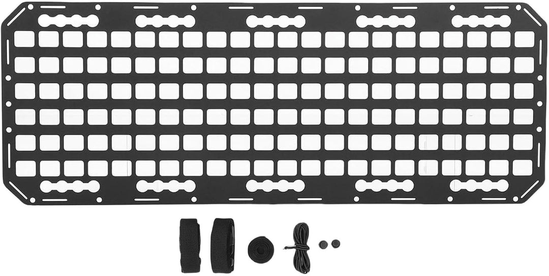 SIXRUN Seitenbett-Molle-Panel für LKW und Wohnmobil – Modulares Aufbewahrungspanel aus Aluminium, ko