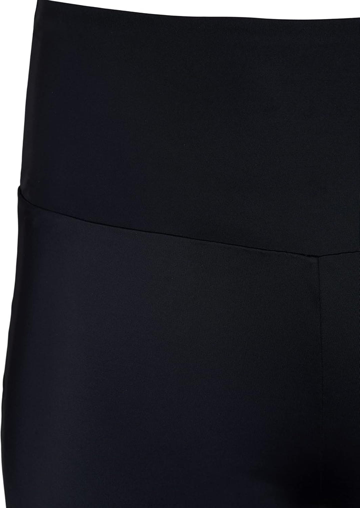 Zizzi Swim by Damen Grosse Grössen Badeshorts Lang Hohe Taille Gr 42 Grosse Grössen Schwarz, 42 Gros