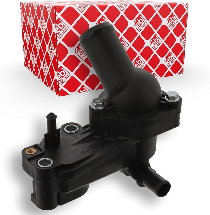 febi bilstein 45227 Kühlwasserflansch mit Thermostat und Dichtung , 1 Stück