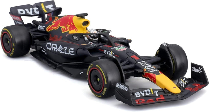 Bburago F1 Red Bull RB18 (2022): Modellauto im Massstab 1:43, 1 Max Verstappen, mit Fahrer, Hardcase