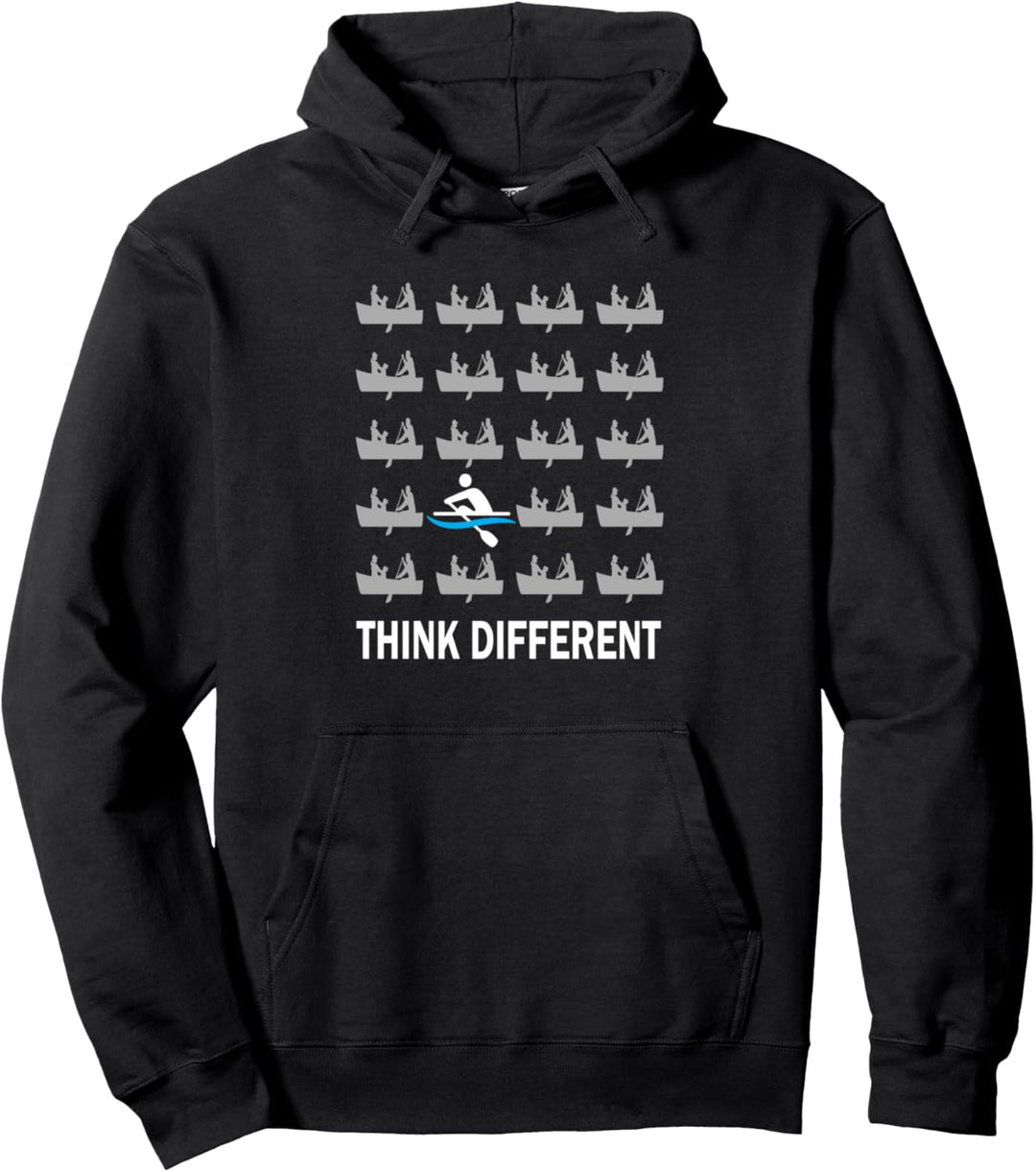 Think Different Rudern Ruderer Ruderboot Pullover Hoodie
