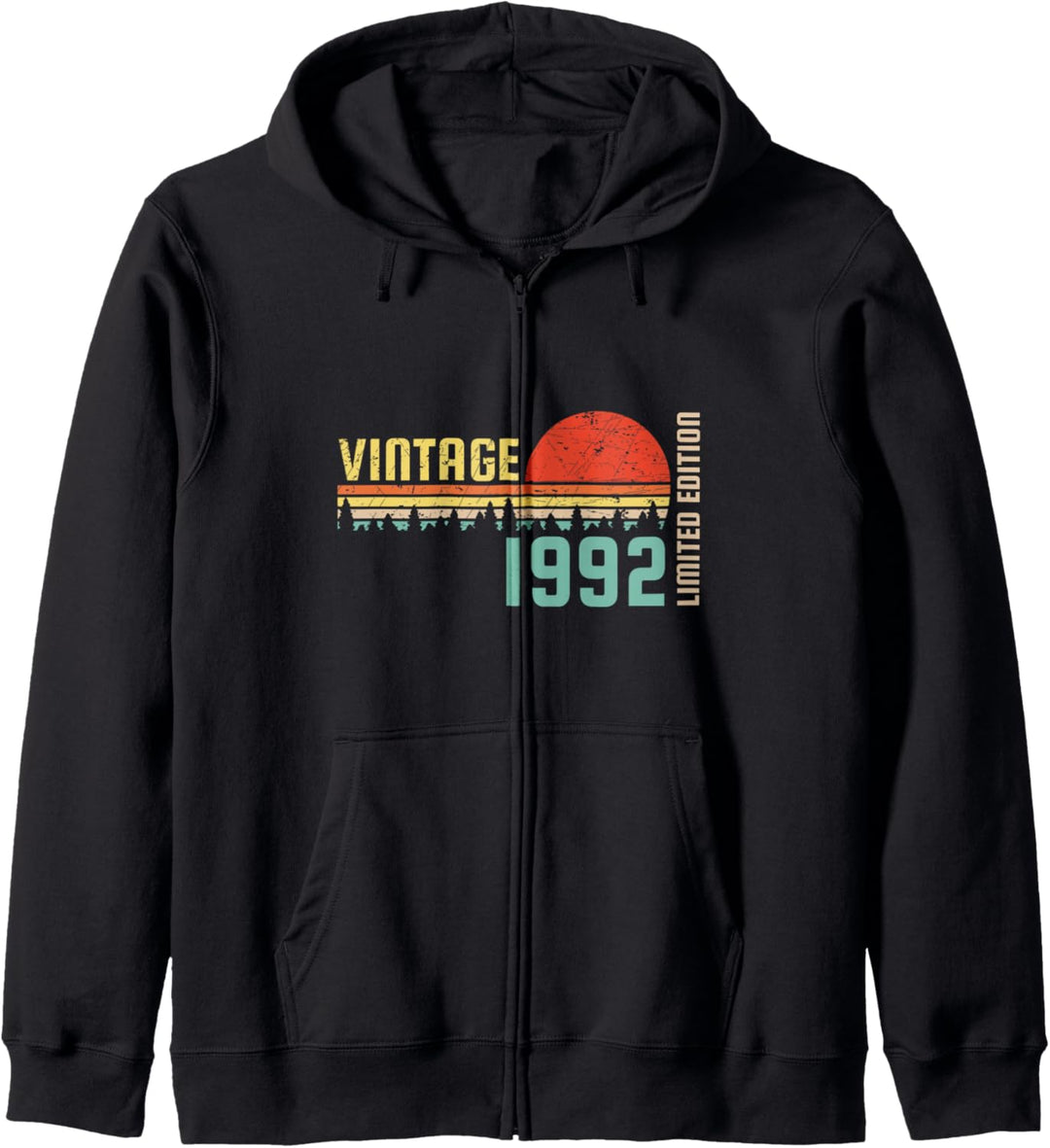 Jahrgang 1992, 30. Geburtstag Geschenk Mann, Vintage Motiv Kapuzenjacke