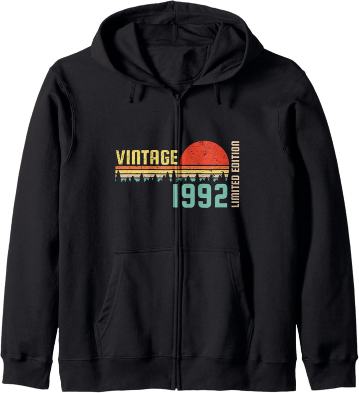 Jahrgang 1992, 30. Geburtstag Geschenk Mann, Vintage Motiv Kapuzenjacke
