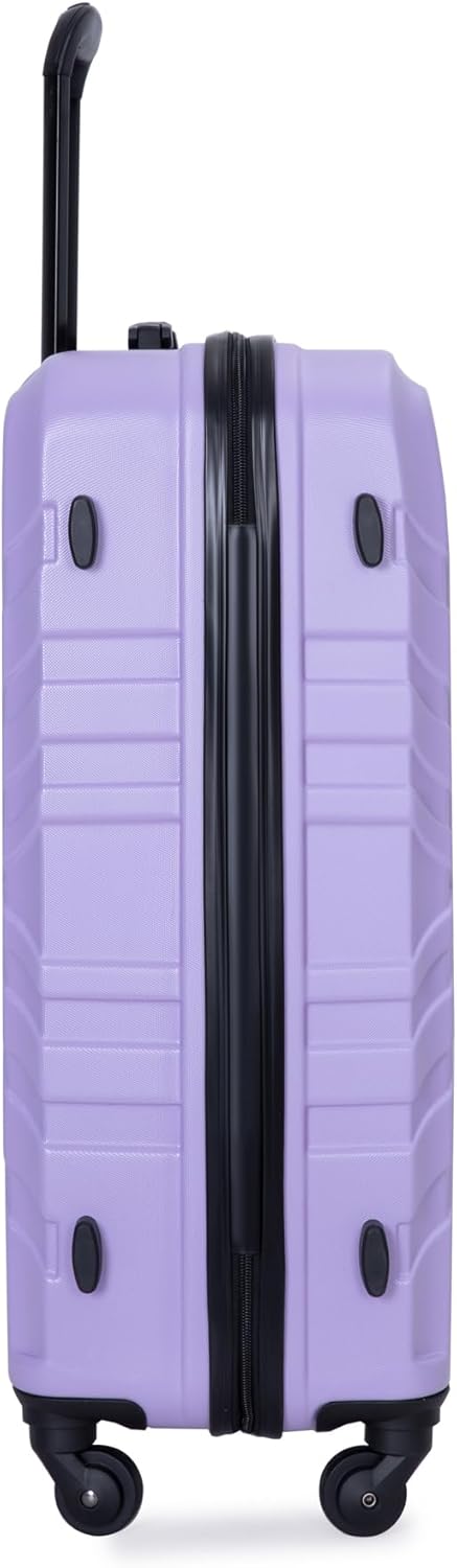 Travelhouse Bali 3-TLG. Koffer-Set Reisekoffer Reisetrolley Hartschale aus ABS, (Lila)