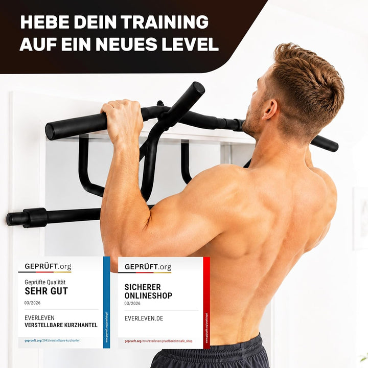 [NEU] Klimmzugstange Türrahmen [Klimmzugstange ohne Schrauben] Fitness Stange Pull Klimmzugstange Tü
