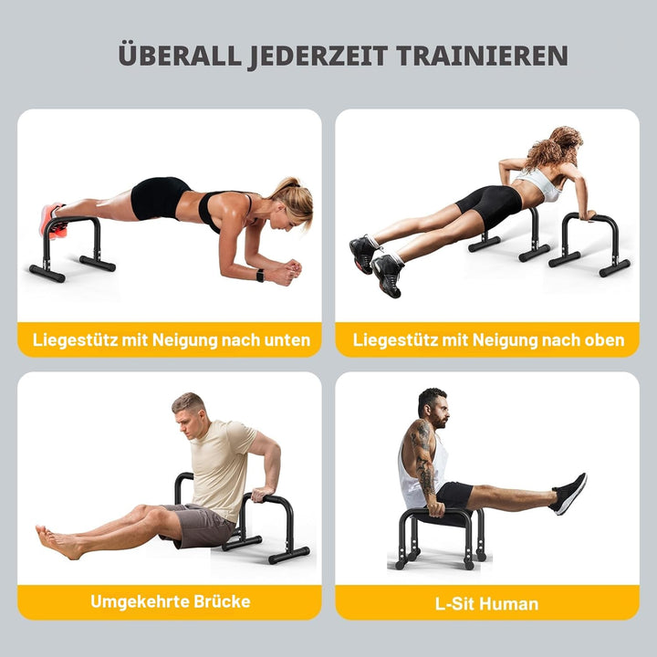 RELIFE REBUILD YOUR LIFE Dip Station Dip Bar Barren Parallettes Push Up Dip-Ständer Einstellbar Eins