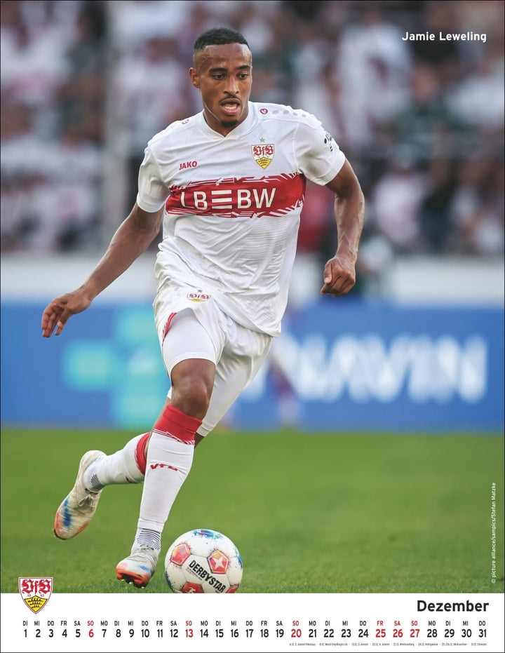VfB Stuttgart Posterkalender 2026: Die Fussballstars im Poster-Format. Wandkalender mit den besten S