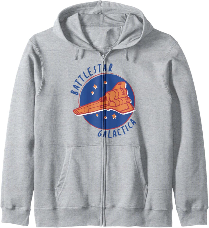 Battlestar Galactica Cartoon Patch Kapuzenjacke