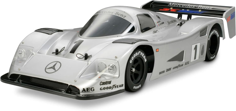 Tamiya Mercedes-Benz C11 1990 Silber 1:10 RC Modellauto Elektro Rennwagen Heckantrieb (2WD) Bausatz