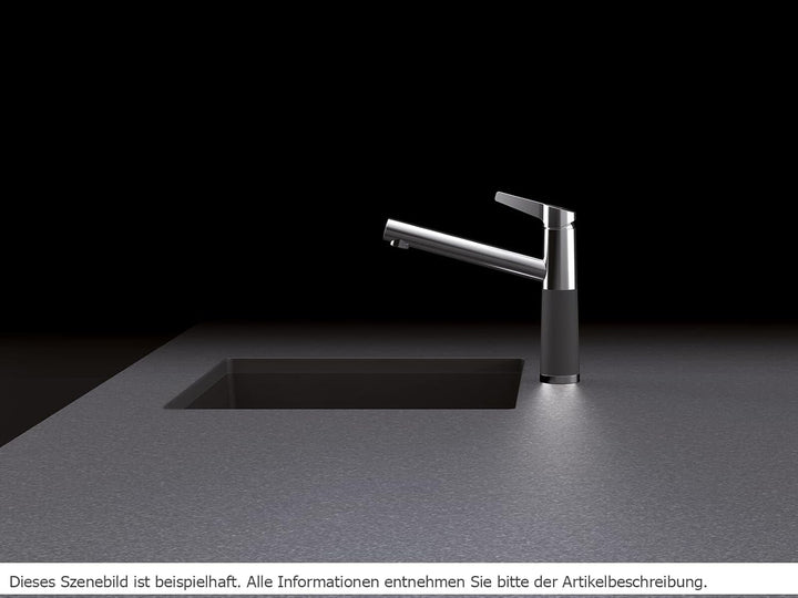 Schock Küchenarmatur SC-510 Silverstone – Hochdruck Armatur CRISTADUR mit Festauslauf und Standard N