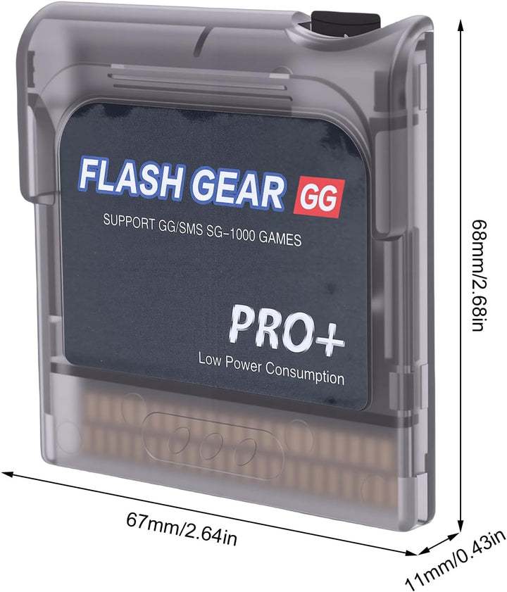 Klassische Retro-Superspiele 600 in 1 Multi-Game-Cartridge, 4 GB Flash-Kartenunterstützung für GG-,