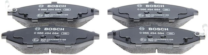 Bosch BP1679 Bremsbeläge - Vorderachse - ECE-R90 Zertifizierung - vier Bremsbeläge pro Set