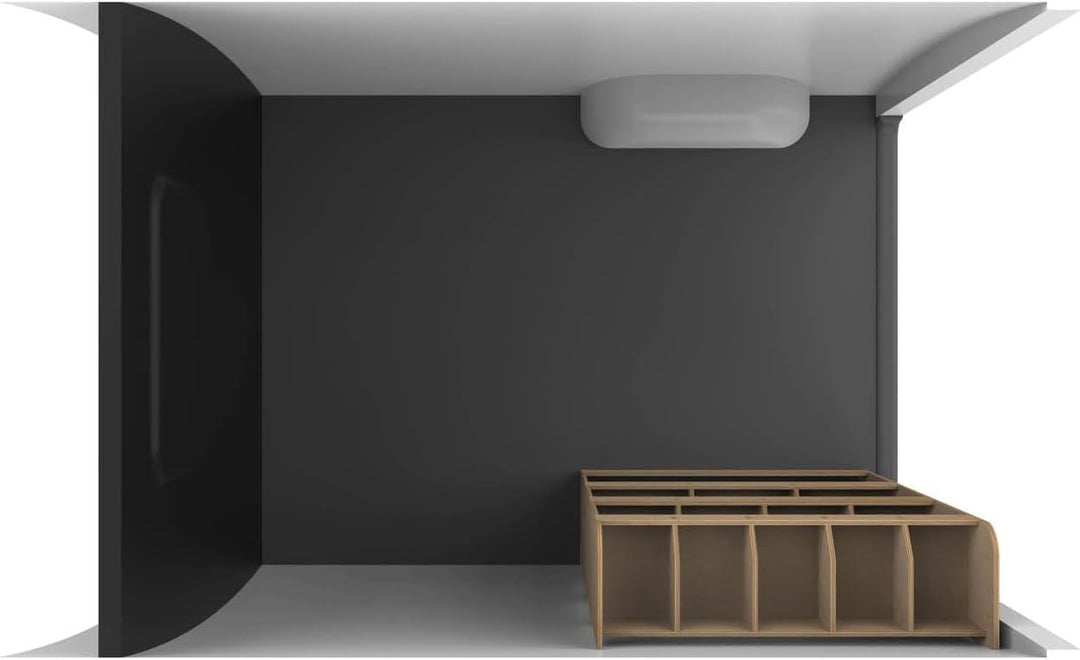 Vanify - Kompatibel mit Opel VIVARO L2 2019+ Fahrzeugeinrichtung Fahrzeugregale, Fahrerseite hinten