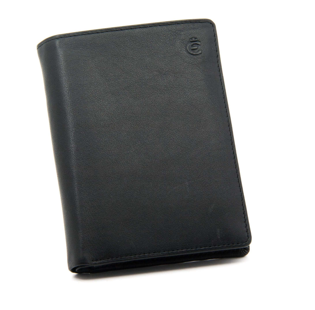 Esquire Münzbörse Logo Hochformatbörse Schwarz 048410, Schwarz