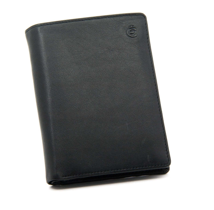 Esquire Münzbörse Logo Hochformatbörse Schwarz 048410, Schwarz