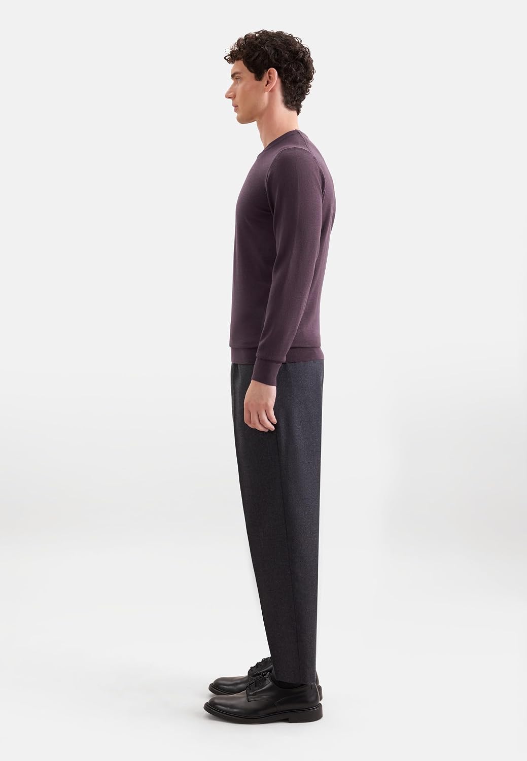 Seidensticker Herren Herren Pullover Strickpullover S Dark Coffee, S Dark Coffee
