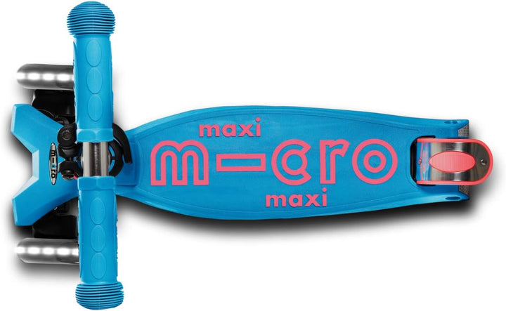 micro Maxi Deluxe LED Kickboard | Kickboard mit LED-Vorderrollen | Lenker höhenverstellbar | ab 5 Ja