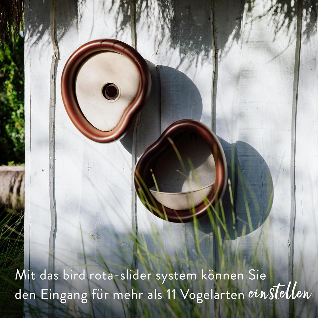 Elho Organic Bird House 25cm - Vogelhaus - für über 11 Arten - 100% Recyceltem Plastik - L27.4 x B16
