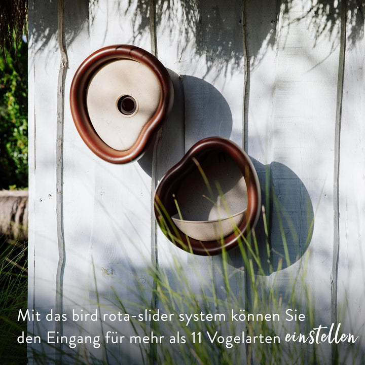 Elho Organic Bird House 25cm - Vogelhaus - für über 11 Arten - 100% Recyceltem Plastik - L27.4 x B16