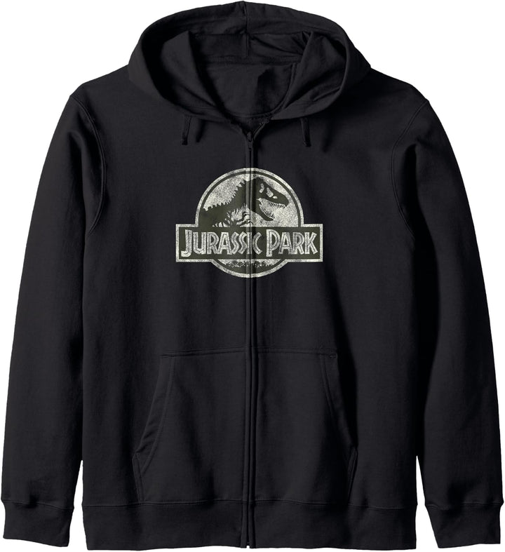 Jurassic Park Classic Retro Hidden Secret Logo Kapuzenjacke