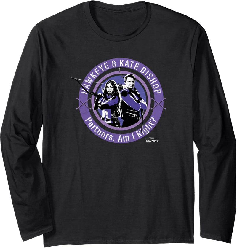 Marvel Hawkeye & Kate Bishop Partners Langarmshirt