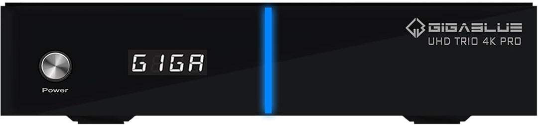 GigaBlue UHD Trio 4K PRO - 1xDVB-S2X MS + 1xDVB-C/T2 Combo-Receiver für Sat, Kabel/T2 Signal, E2 Lin
