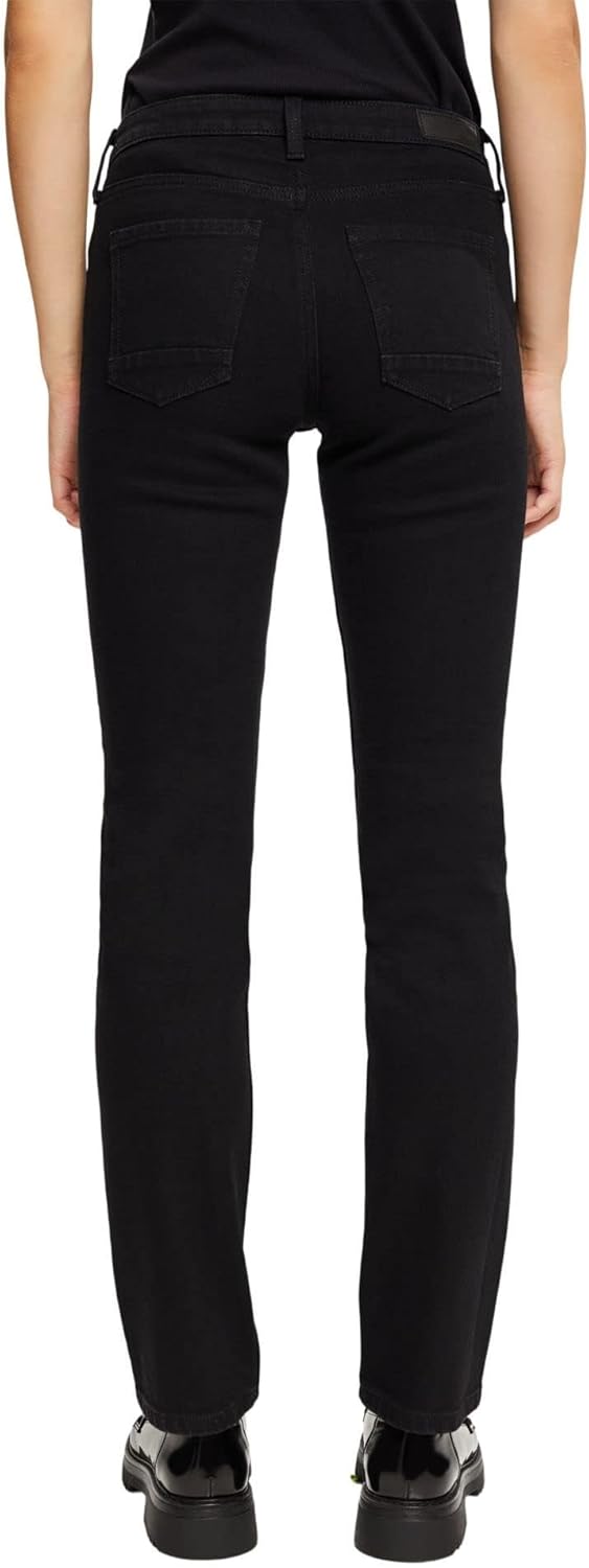 Esprit Damen Jeans Stretch-Denim 24W / 30L 910/Black Rinse - New, 24W / 30L 910/Black Rinse - New