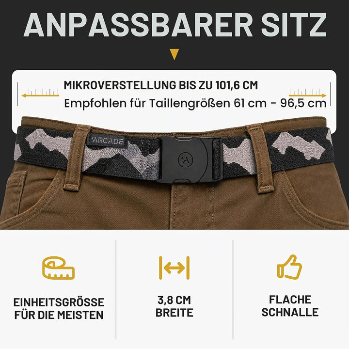 Arcade Herren Adventure Rambler Gürtel Grau Einheitsgrösse, Grau Einheitsgrösse