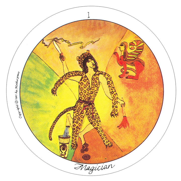The Motherpeace Round Tarot Deck: 78-Card Deck, Karten