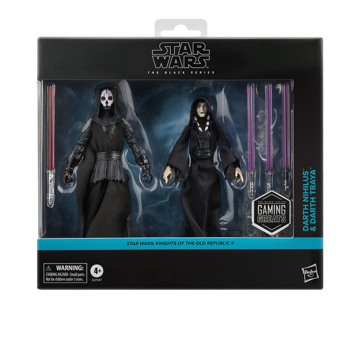 Star Wars The Black Series Darth Nihilus & Darth Traya, Knights of the Old Republic II Premium Actio