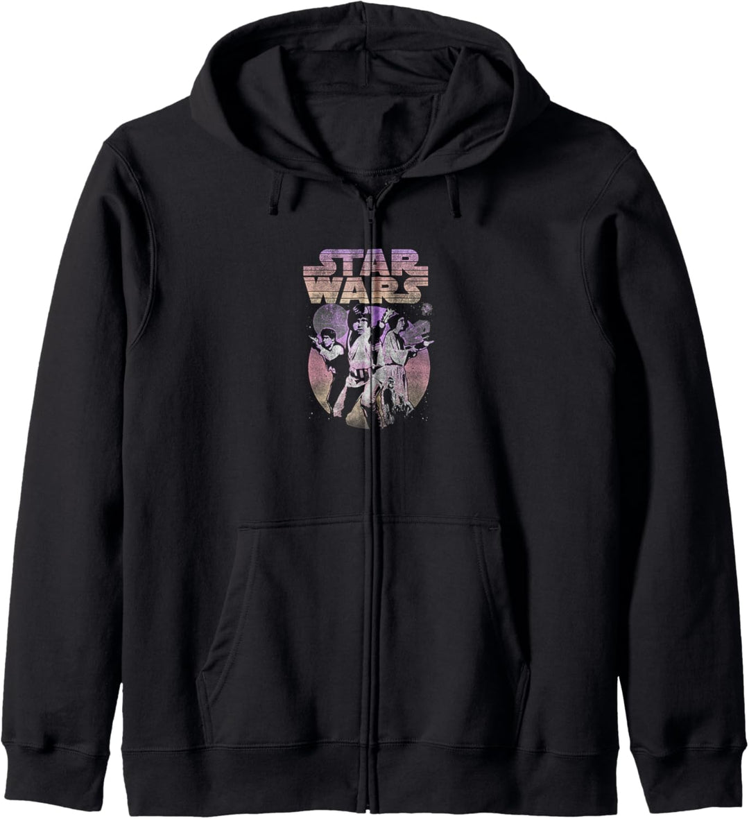 Star Wars Retro Gradient Group Poster Kapuzenjacke