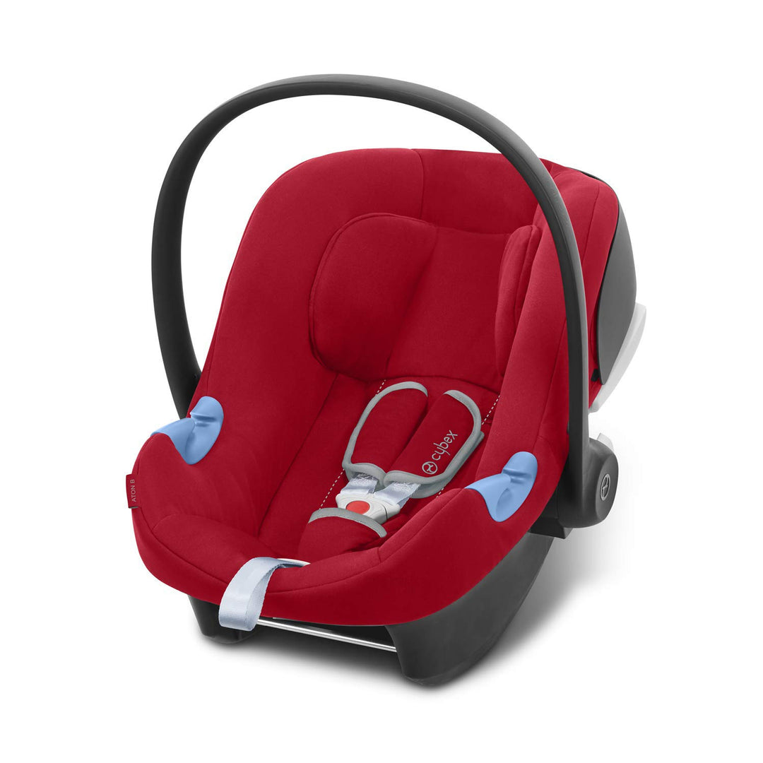 CYBEX Silver Babyschale Aton B i-Size, Inkl. Neugeboreneneinlage, Ab Geburt bis ca. 24 Monate, 45 bi