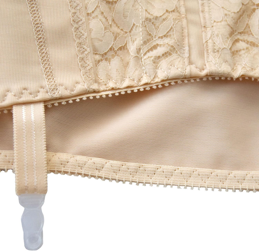 BODYPERFECT Body damen elegant Shapewear body damen Miederbody stark formend Made in Italy Beige S,