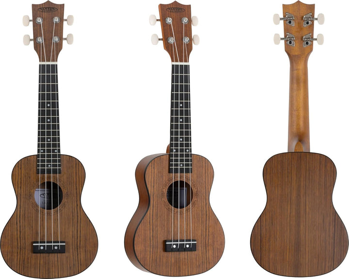 Classic Cantabile Ukulele Sopran Walnuss