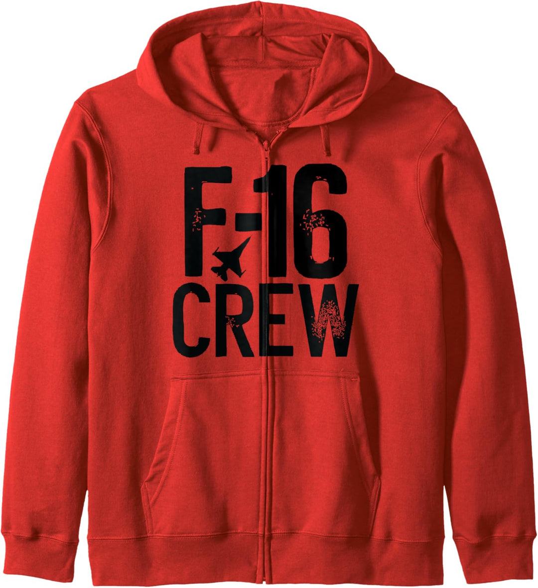 F-16 Viper Silhouette Jet Fighter Crew und Team Fighter Jet Kapuzenjacke