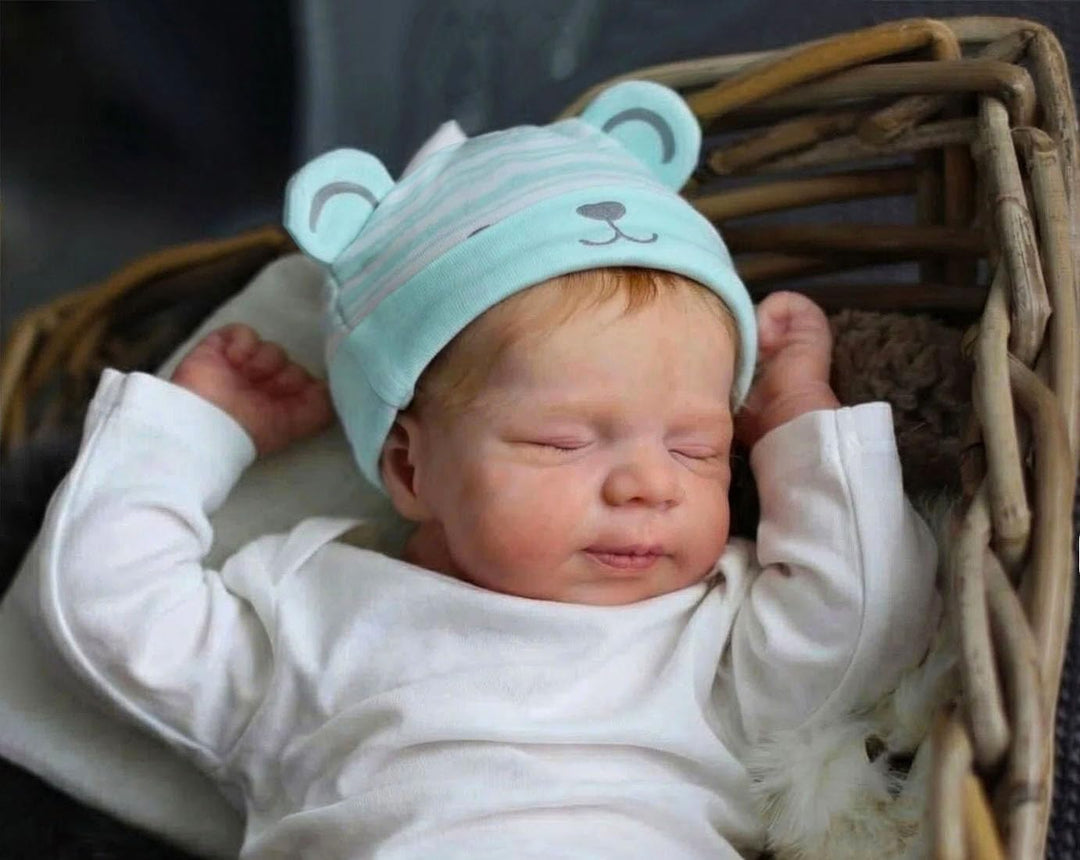 Zero pam Reborn Baby Vollsilikon Lebensecht-45CM Silikon Baby, Reborn Puppen Lebensecht, Puppe Wie E
